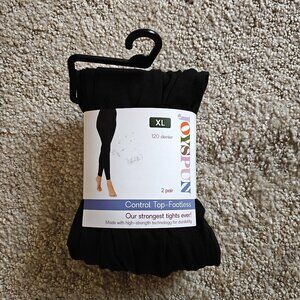 Joyspun XL Control Top-Footless Tights NWT